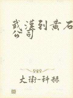 武汉到黄石物流公司