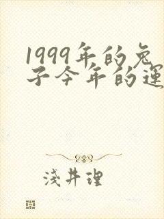1999年的兔子今年的运势如何