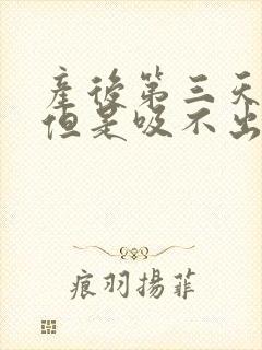 产后第三天涨奶但是吸不出来怎么办