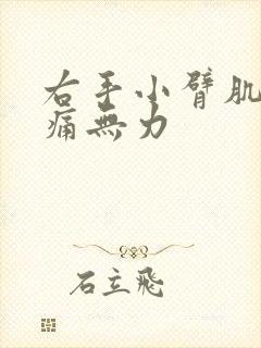 右手小臂肌肉酸痛无力封面