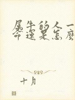 属牛的人一生的命运是怎么样的