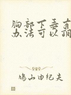 胸部下垂有什么办法可以调整的封面