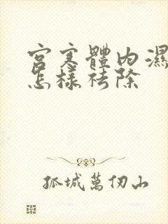 宫寒体内湿气重怎样祛除封面