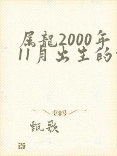 属龙2000年11月出生的命运封面