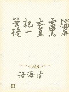 笔记本电脑启动后一直黑屏怎么办