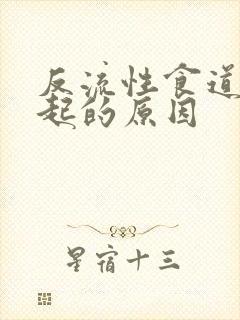 反流性食道炎引起的原因