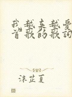 我越来越爱是哪首歌的歌词