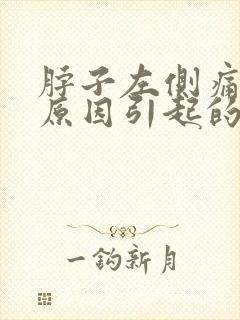 脖子左侧痛什么原因引起的封面