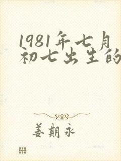 1981年七月初七出生的是什么命?