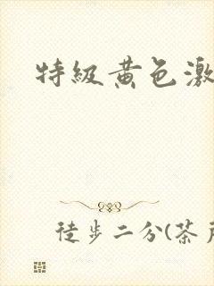 特级黄色激情片