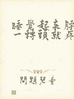 睡觉起来脖子疼一转头就疼