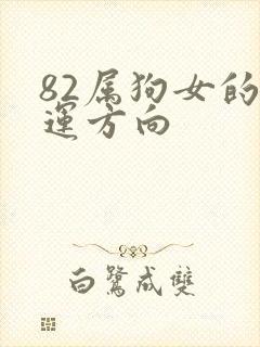 82属狗女的财运方向封面