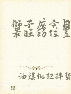 狮子座今日打牌最旺的位置