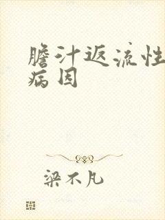 胆汁返流性胃炎病因