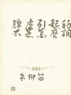 脾虚引起的肾气不足怎么调理封面