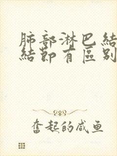 肺部淋巴结和肺结节有区别吗