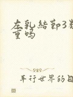 左乳结节3类严重吗