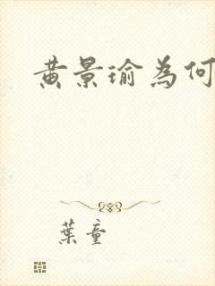 黄景瑜为何离婚封面