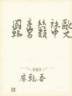 国产丝袜欧美日韩另类中文封面