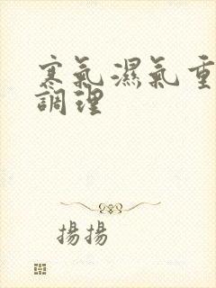 寒气湿气重怎样调理封面