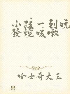 小孩一到晚上就发烧咳嗽