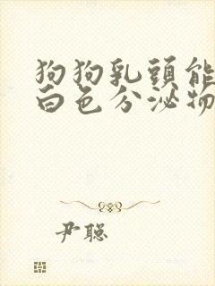 狗狗乳头能挤出白色分泌物是什么原因