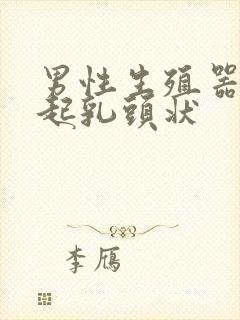 男性生殖器周围起乳头状