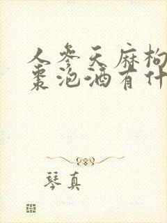 人参天麻枸杞红枣泡酒有什么功效