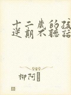 十二岁的孩子叛逆期不听话怎么办男孩封面