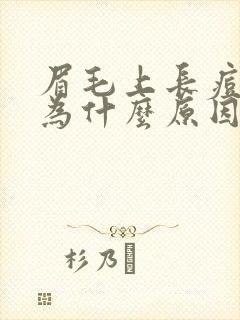 眉毛上长痘痘因为什么原因引起的