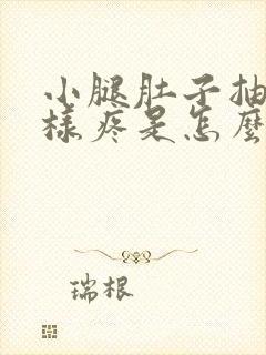 小腿肚子抽筋一样疼是怎么回事儿