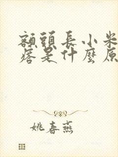 额头长小米粒疙瘩是什么原因