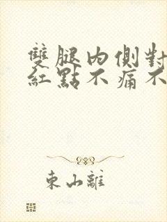 双腿内侧对称性红点不痛不痒