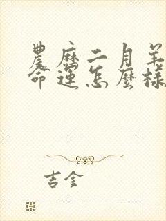 农历二月羊女的命运怎么样