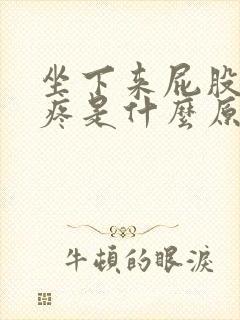 坐下来屁股尾骨疼是什么原因封面