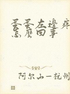 蛋蛋左边疼痛是怎么回事封面