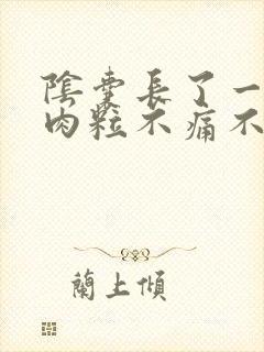 阴囊长了一个小肉粒不痛不痒封面