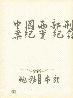 中国西部刑侦大案纪实 纪录片 在线观看