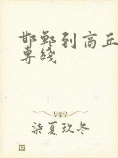 邯郸到商丘物流专线