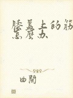 膝盖上的筋断了怎么办