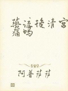 药流后清宫能无痛吗