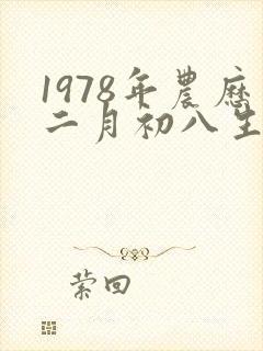 1978年农历二月初八生人命运