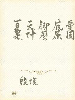 夏天脚底爱出汗是什么原因