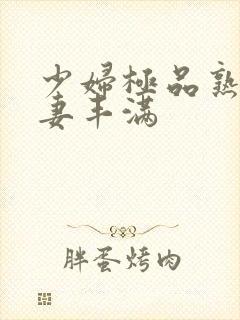 少妇极品熟妇人妻丰满