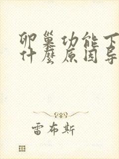 卵巢功能下降是什么原因导致的