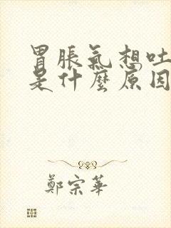 胃胀气想吐打嗝是什么原因