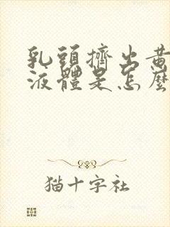 乳头挤出黄色脓液体是怎么回事