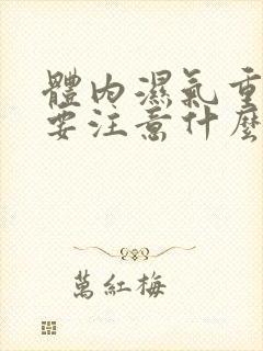 体内湿气重饮食要注意什么