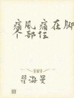 痛风痛在脚的哪个部位