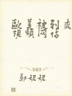 欧美被到爽巨乳视频网站